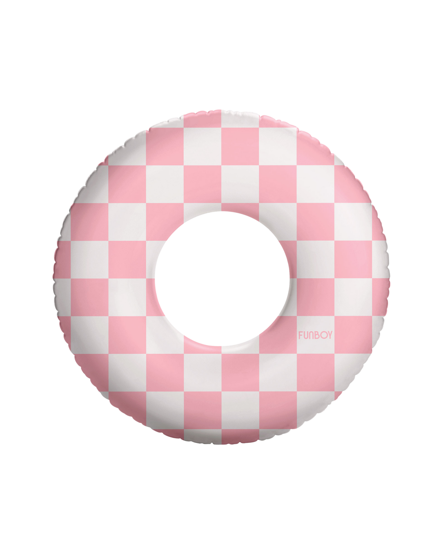 Pink Checkered Kids Tube Float