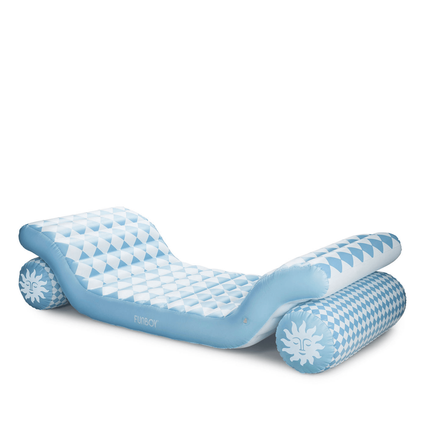 Best Pool Float - Blue Checked Chaise 