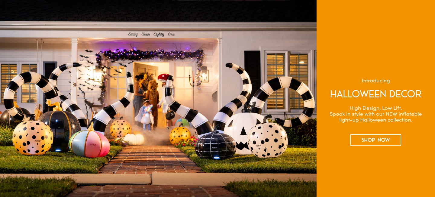 Introducing Halloween Decor. High Design, low Life. Spook in style with our NEW inflatable light-up Halloween Collection. Shop now.