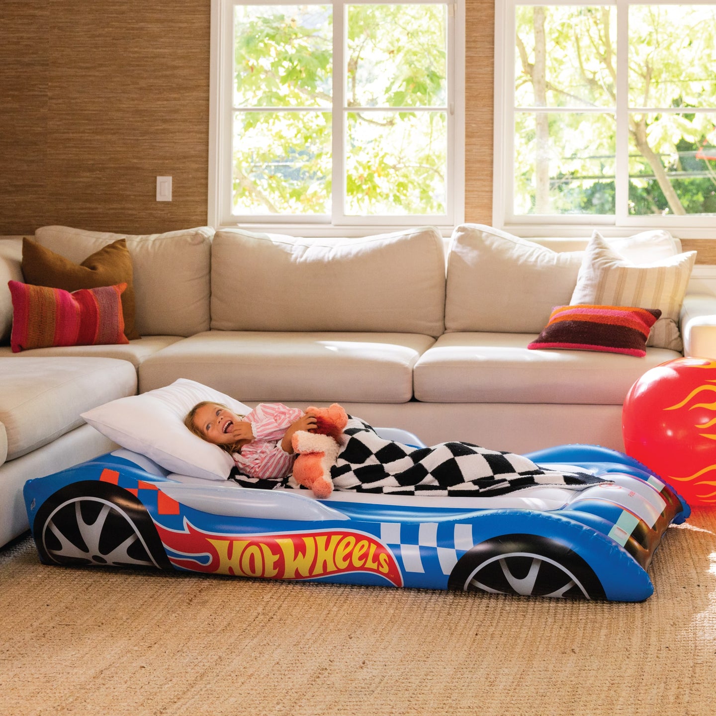 FUNBOY Kids Sleepover Bed Hot Wheels