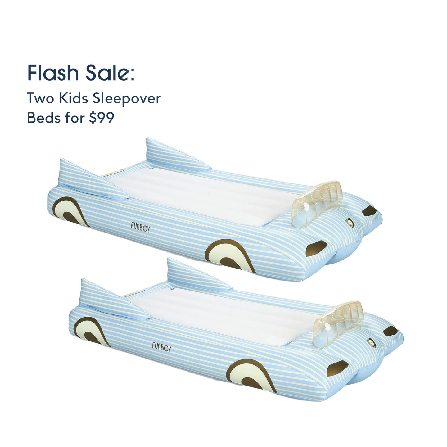 Flash Sale: Two Kids Sleepover Beds for $99