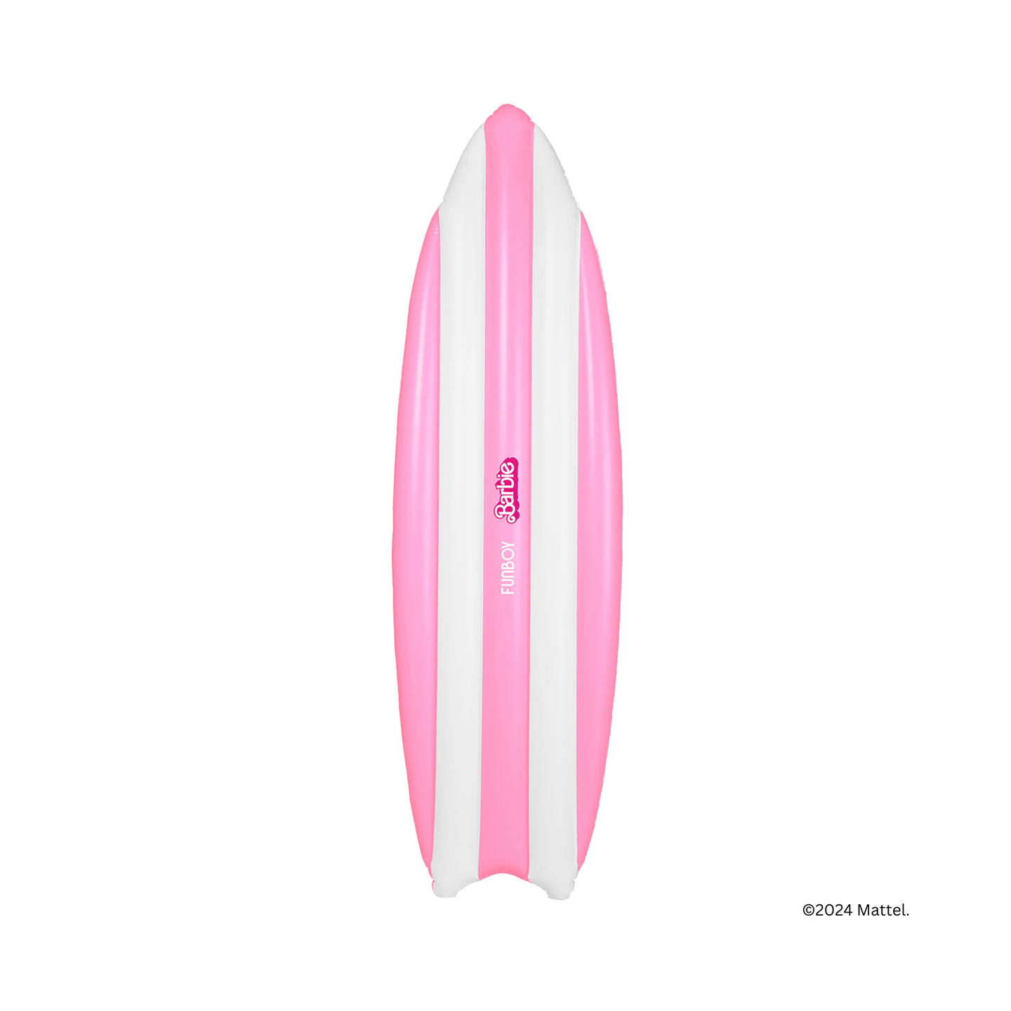 Barbie Movie Inflatable Surfboard Pool Float Pink & White