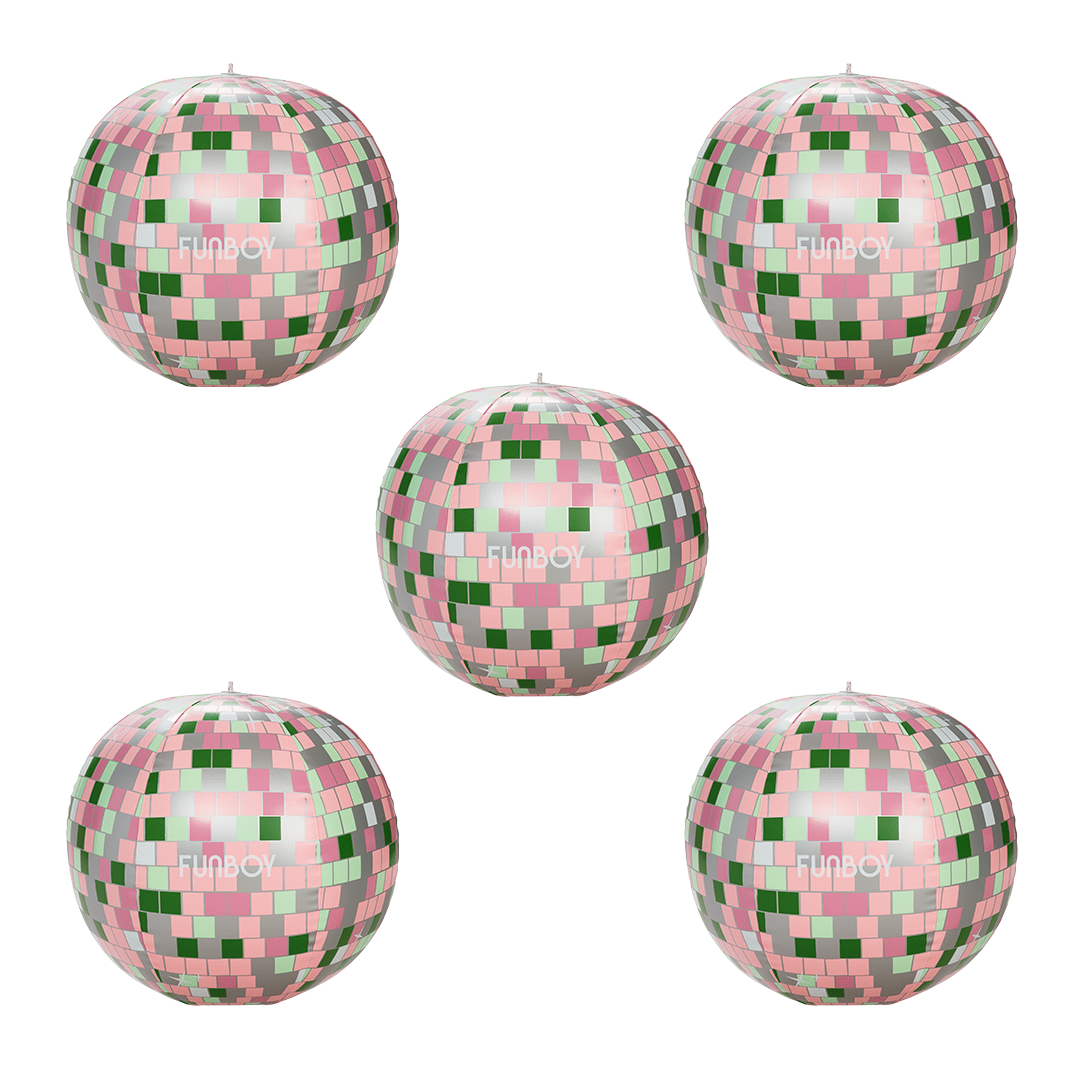 Inflatable Disco Ball, 5-Pack Bundle