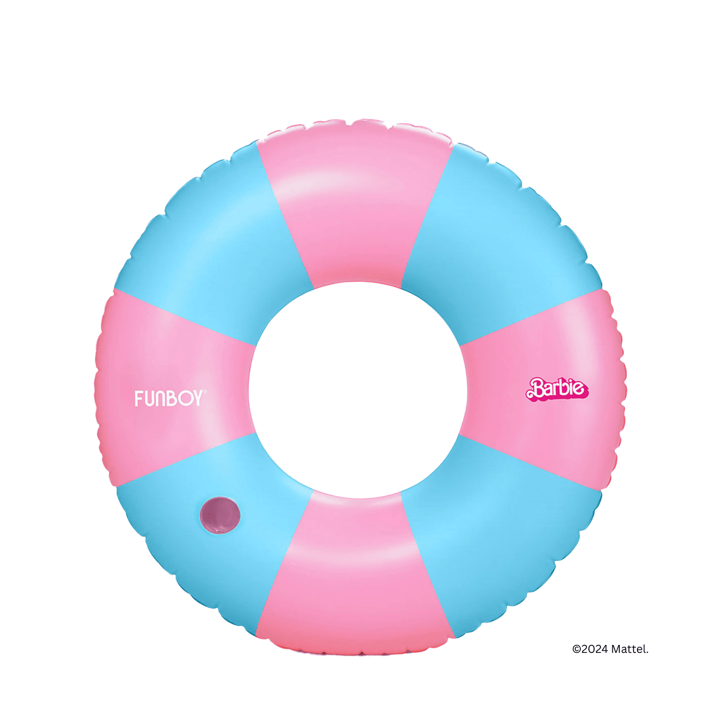 Barbie Movie Official Inflatable Tube Pool Float - Pink & Blue