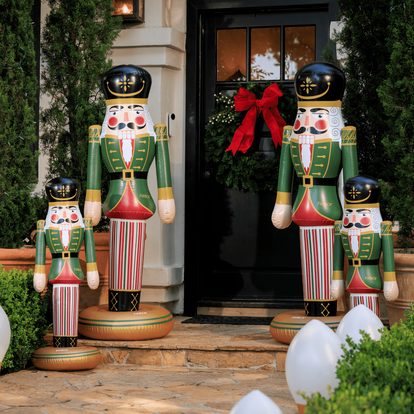 Inflatable 3.5 Ft Nutcracker - Indoor / outdoor Christmas Decorations