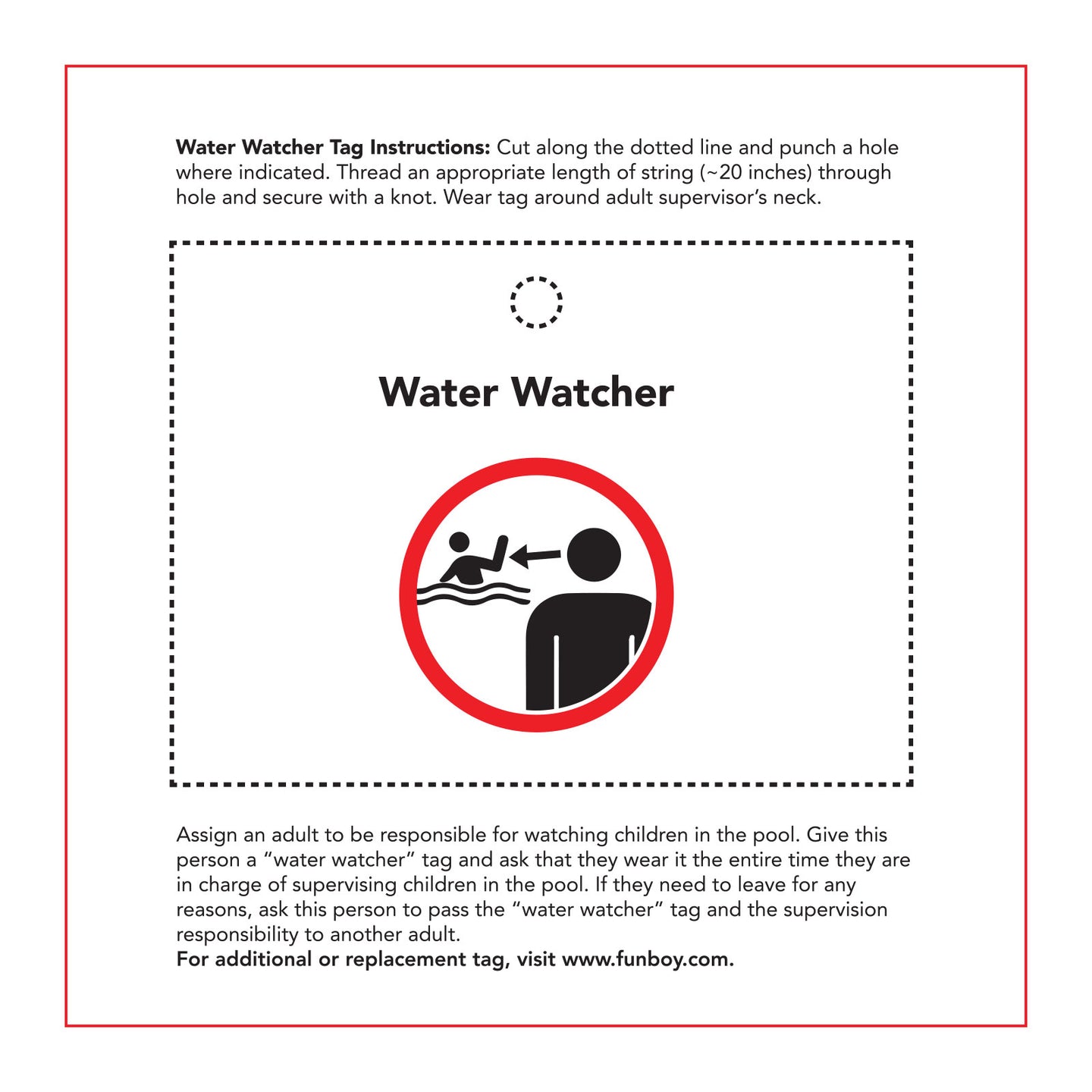 Water Watcher Tag