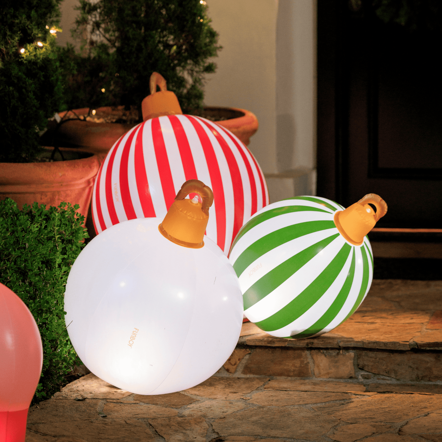 Classic Oversized Inflatable Christmas Ornaments - Indoor / Outdoor