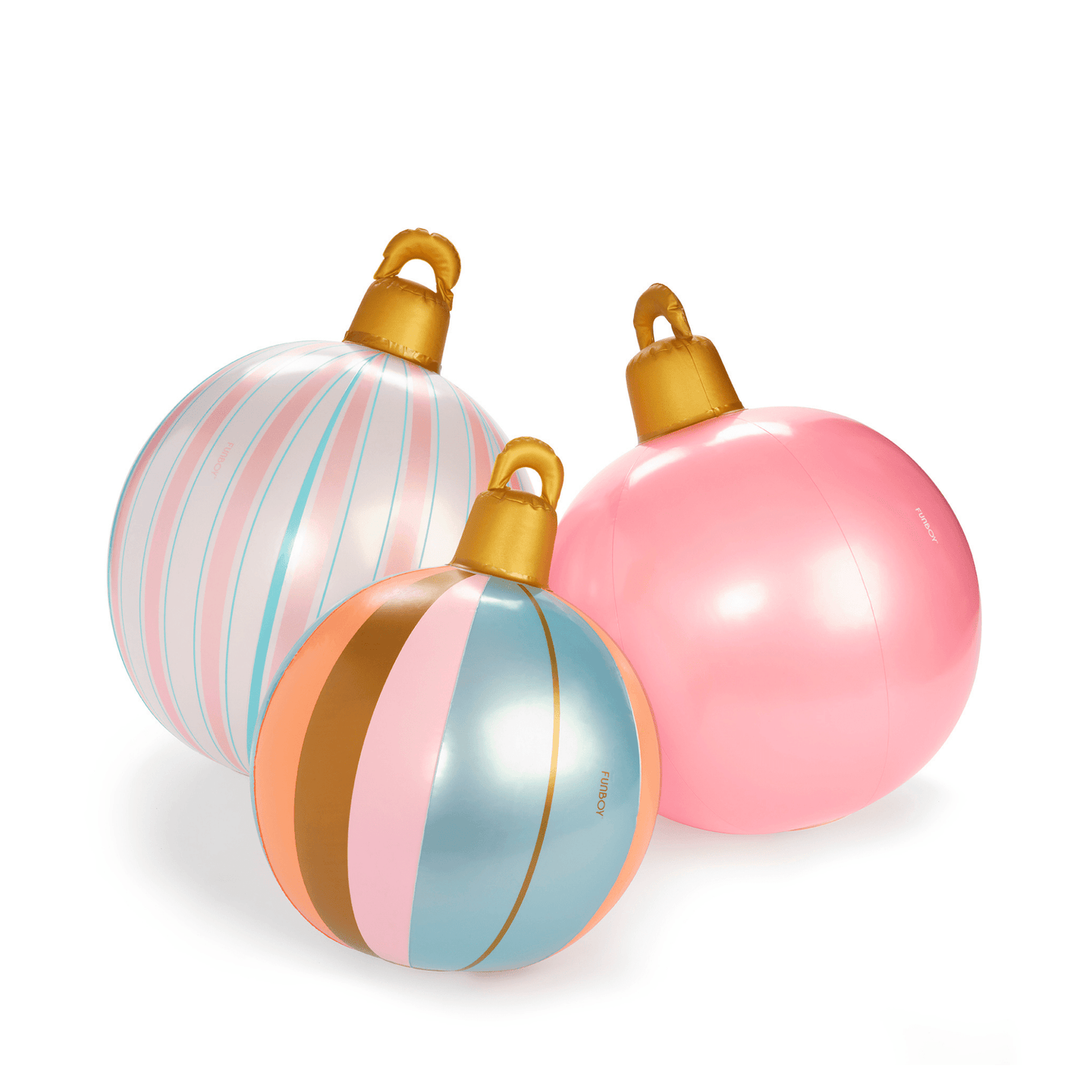 Pink Oversized Inflatable Christmas Ornaments - Indoor / Outdoor