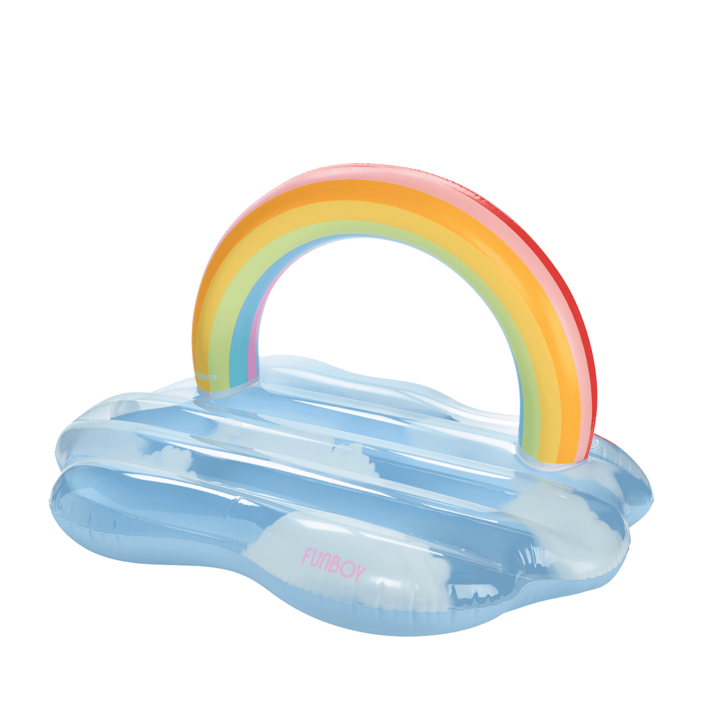 Clear Rainbow Cloud Daybed Pool Float