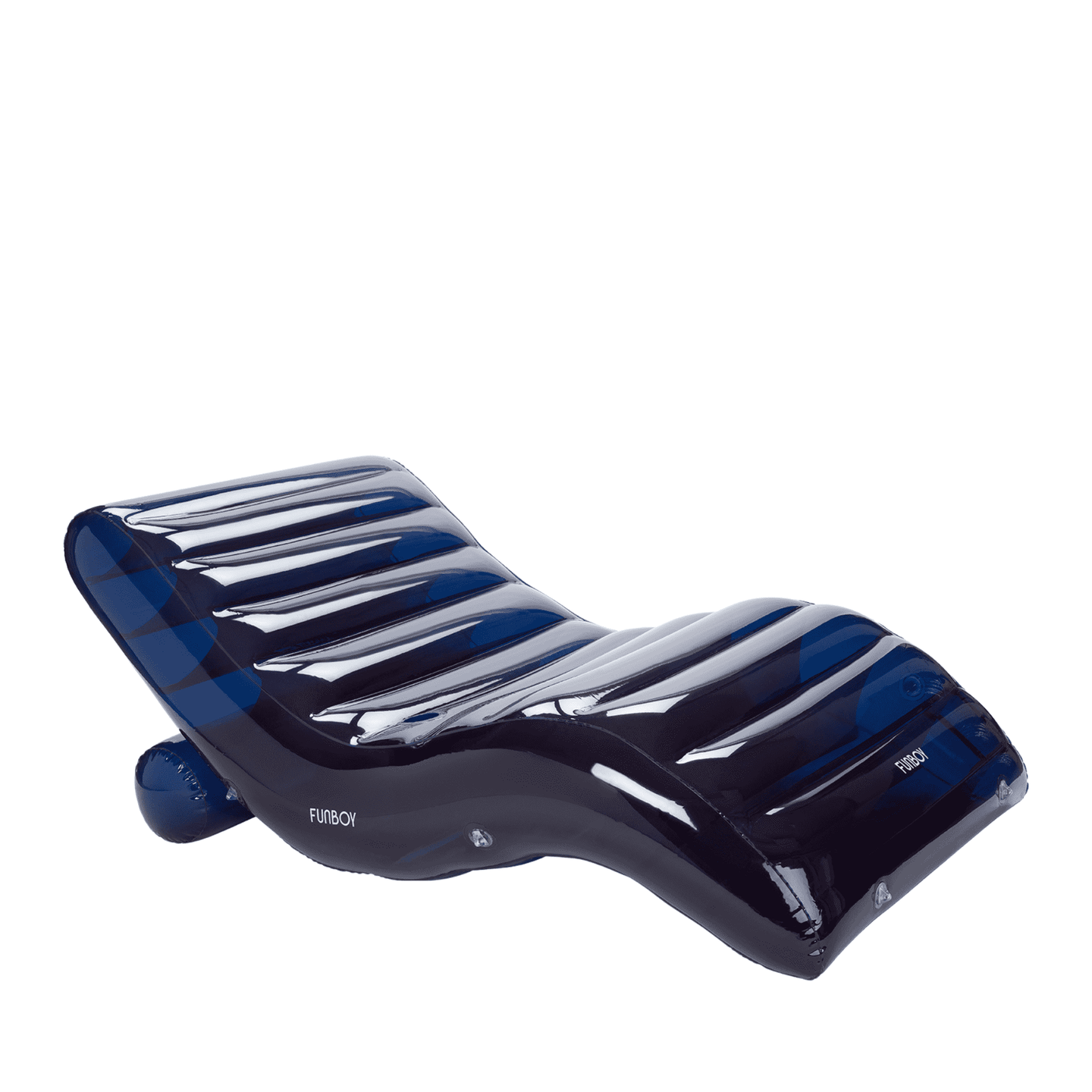 Navy Chaise Lounger Pool Float