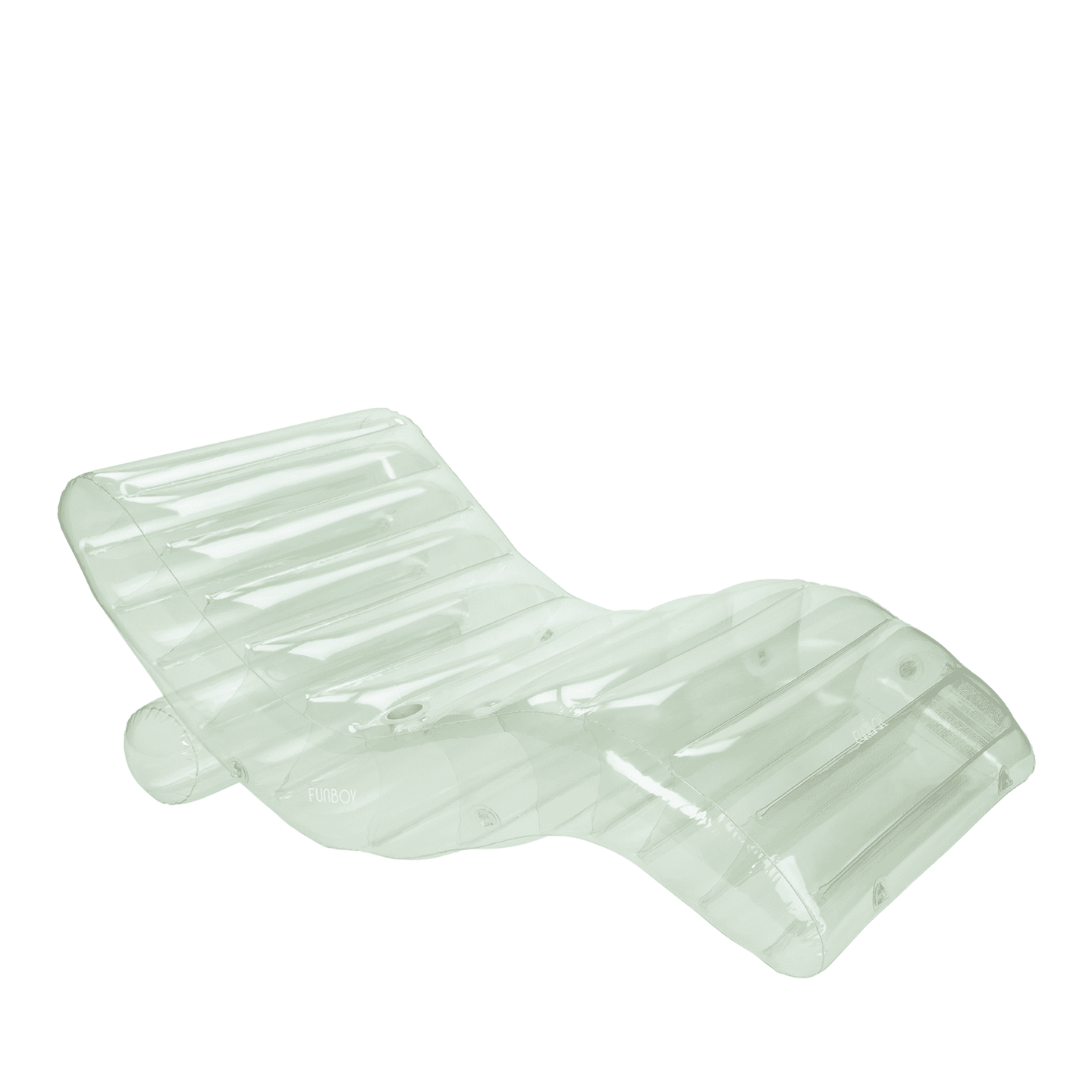 Green Seaglass Chaise Lounger Pool Float