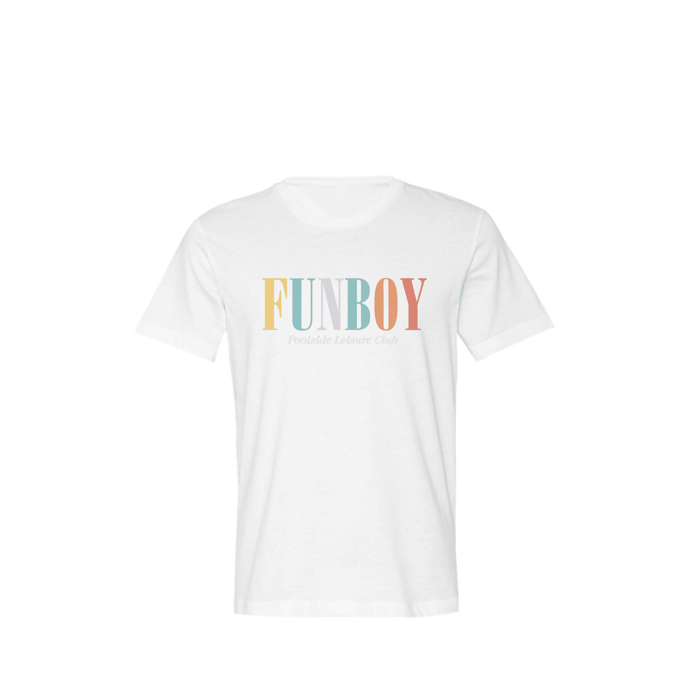 Funboy Merch - White Varsity Tee