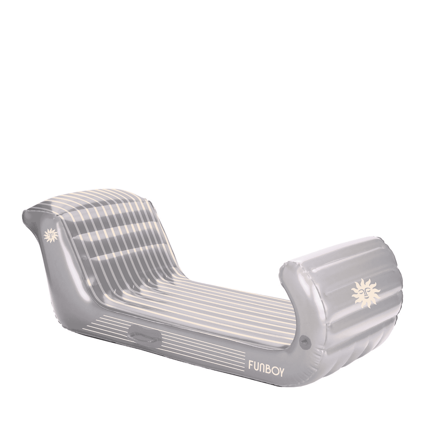 Metallic Silver Winter Sleigh Sled