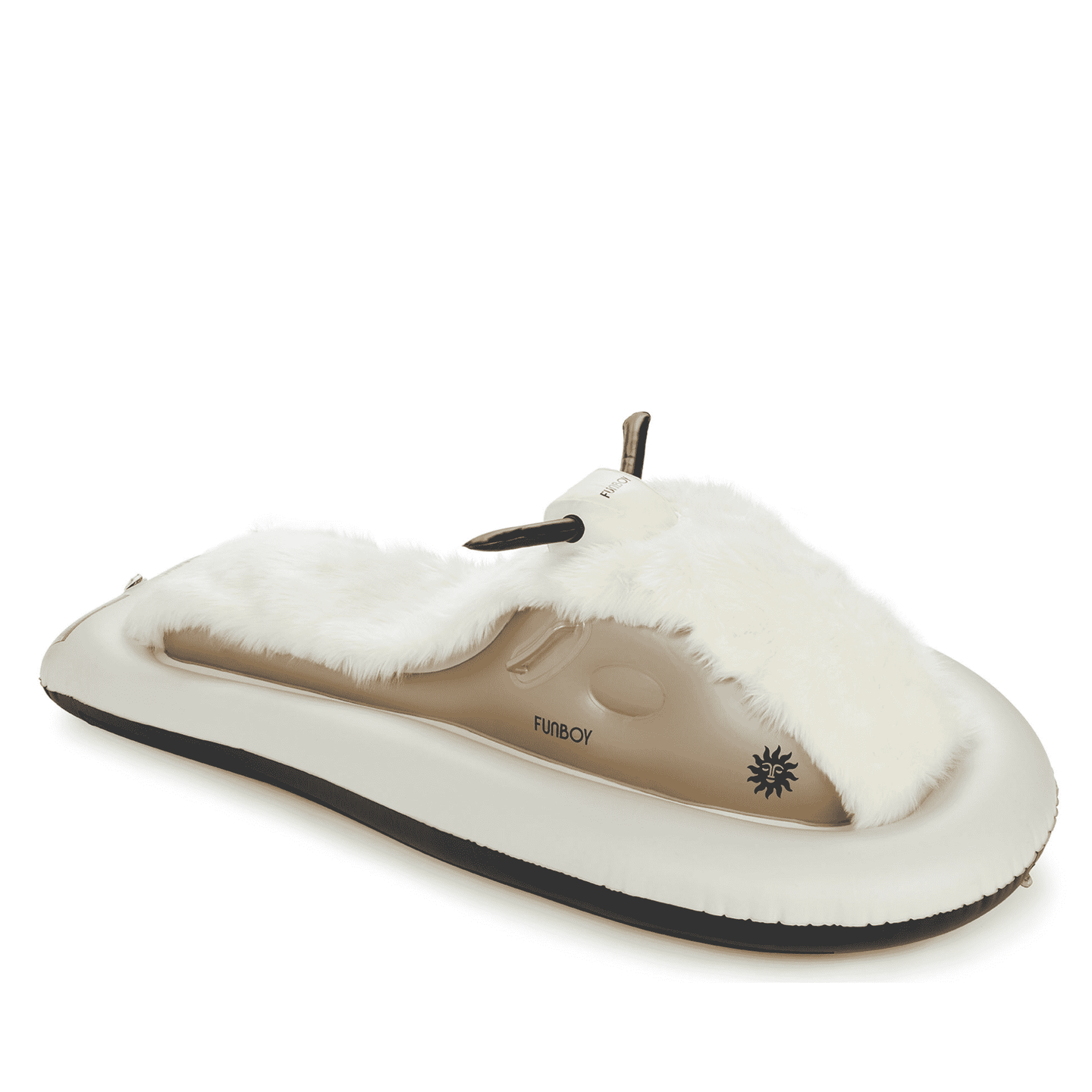 Faux Fur Champagne Snowmobile Snow Sled