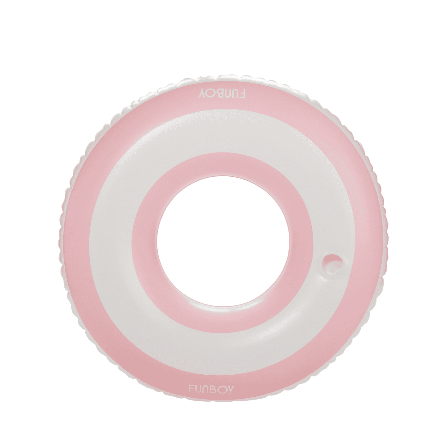 Pink & White Stripe Vintage Tube Pool Float