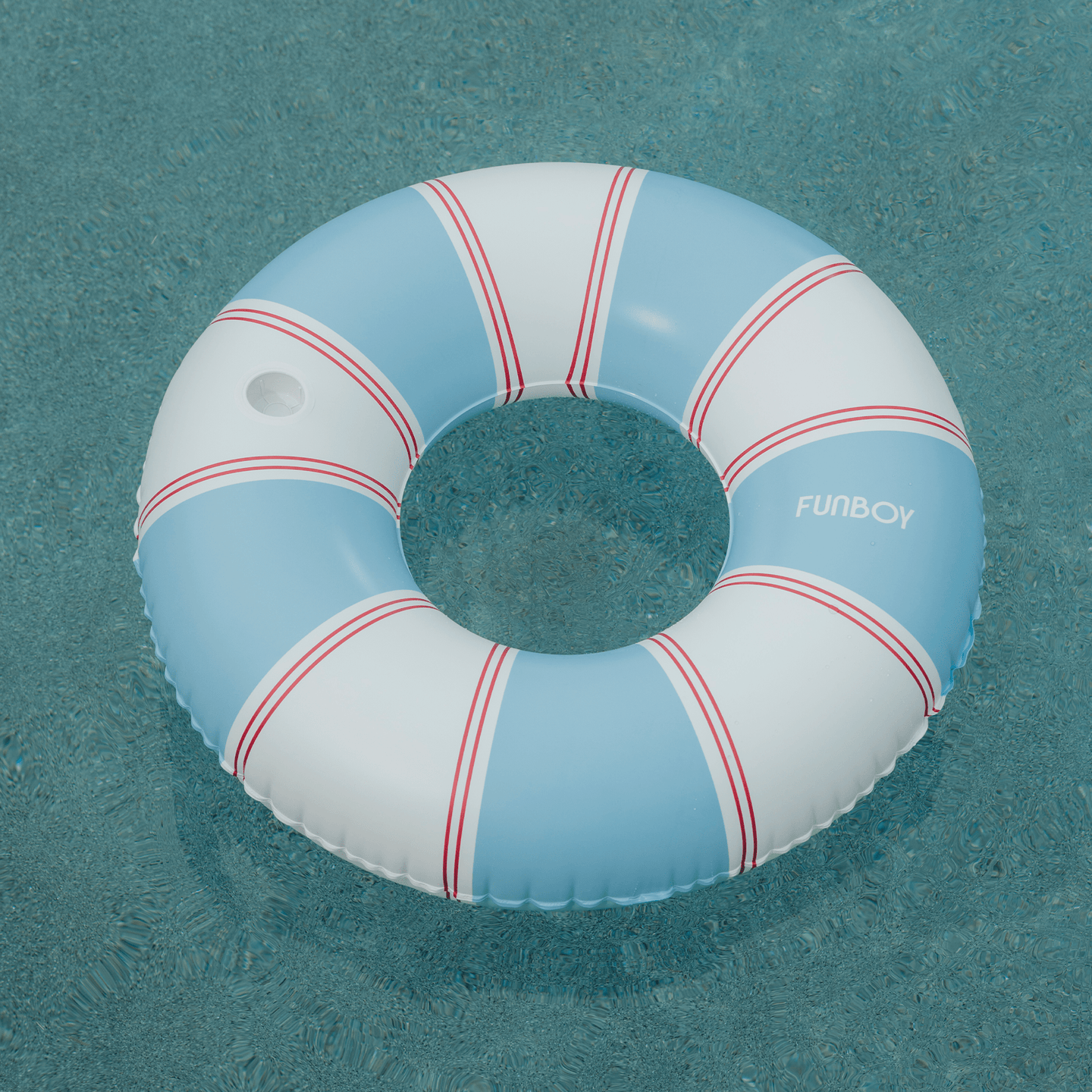 Red & Blue Striped Vintage Lux Tube Float