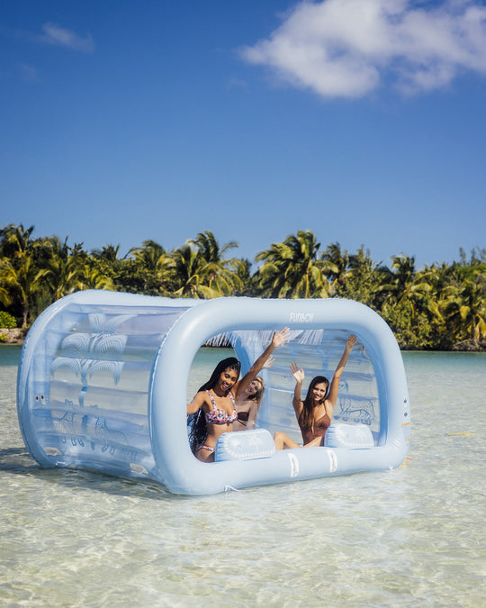 Giant Blue Sol Cabana Dayclub Pool Float - FUNBOY