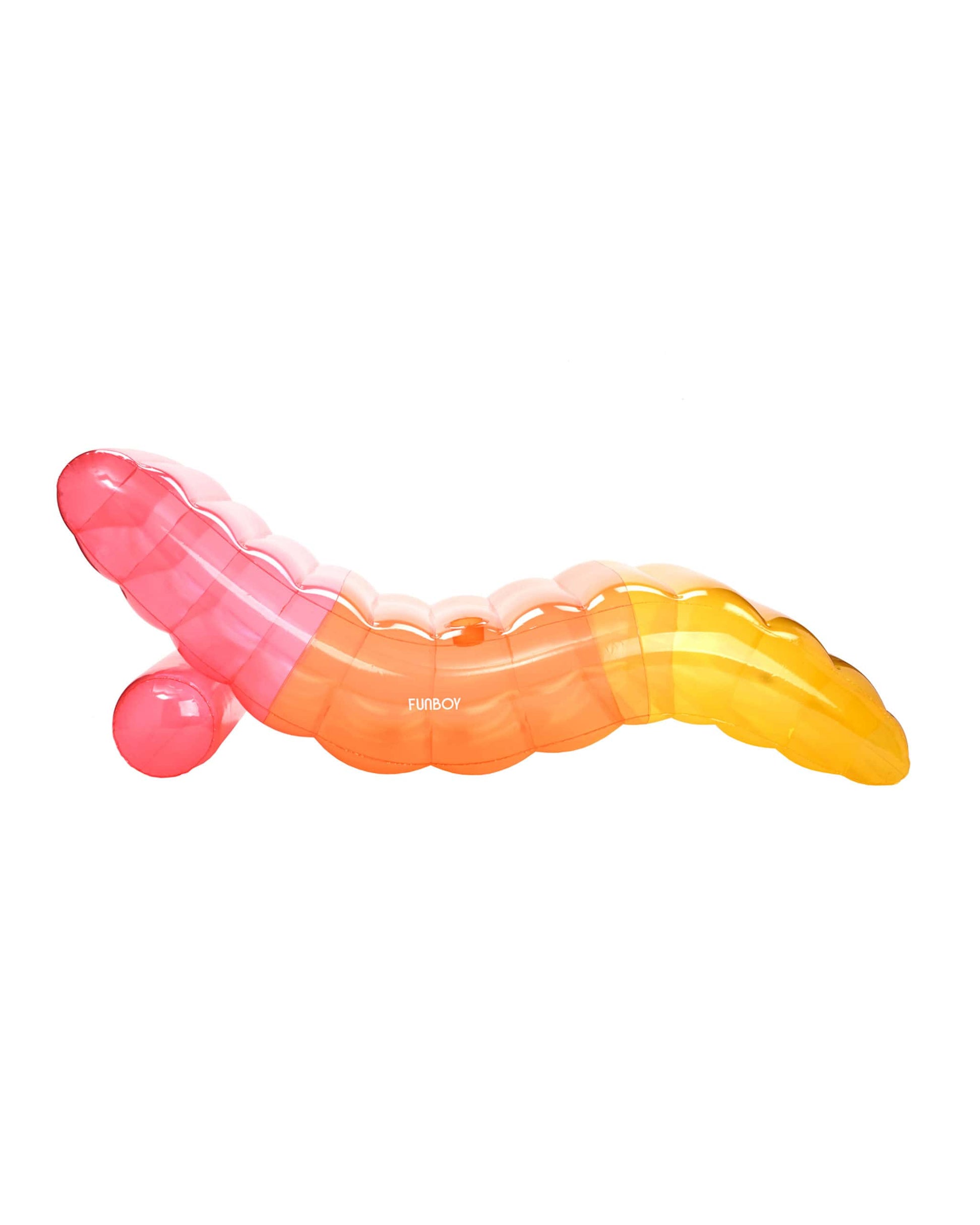 Clear Rainbow Chaise Lounger Pool Float - FUNBOY